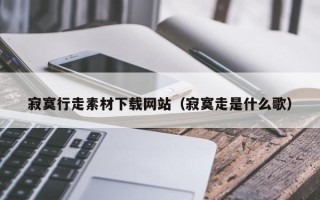 绥化寂寞行走素材下载网站（寂寞走是什么歌）